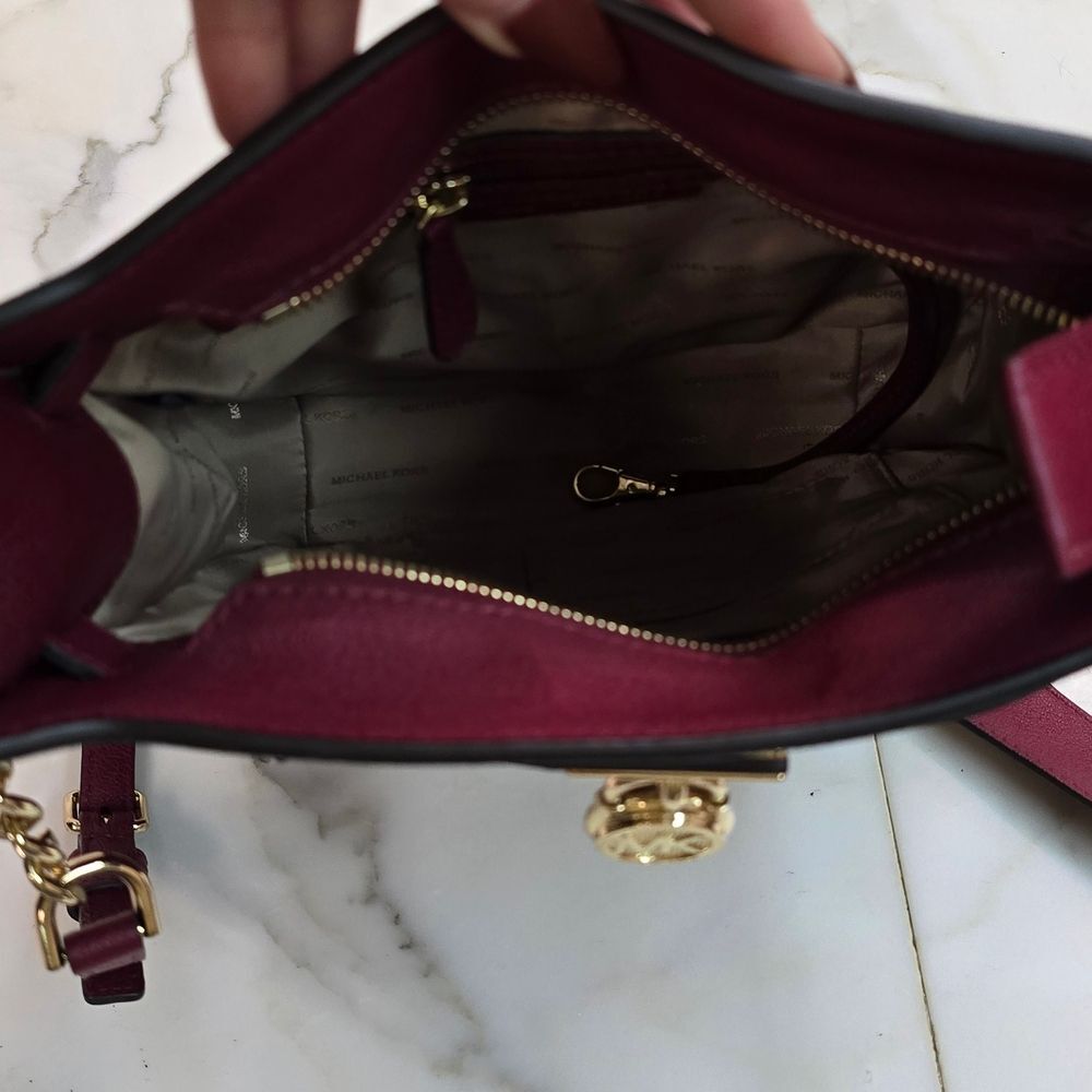 Michael Kors Burgundy Crossbody Bag - Picture 6 of 6